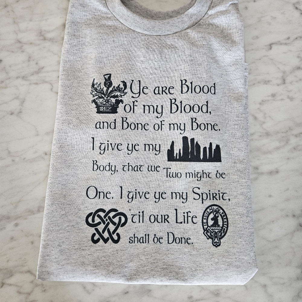 Outlander shirt jamie fraser claire cute popular blood of my blood